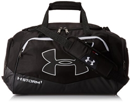 Under Armour Multisport Reisetasche und Gepäck UA Undeniable Duffel II, Blk/Wht, 28 x 56 x 25 cm, 41 Liter, 1263969 - 1